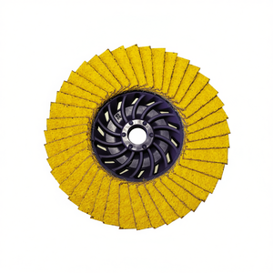 Disque à lamelles en céramique jaune Ttake 115x22 mm, support en fibre de verre, meule abrasive pour le polissage des métaux - Product Image 2