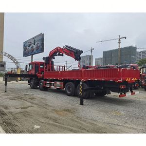 Camion grue articulée Sinotruk Ho Wo 8x4 16 tonnes pour la construction routière, levage et transport - Vente directe usine - Product Image 6