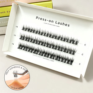 Série Volume Bande Élastique Cils à Pression <span class=keywords><strong>Manga</strong></span> Naturel Emballage Personnalisé ODM Vente en Gros B2B Europe Royaume-Uni France Italie Fournisseur - Product Image 3