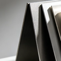 Panneau composite en aluminium flexible double face, ignifuge, revêtu de PE, pour matériaux de construction intérieurs