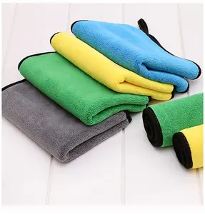 Microfiber Towel Car Drying Towels Wash Cleaning Cloth With Custom Logo