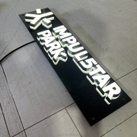 Letrero Luminoso Personalizado con Letras de Canal 3D con Retroiluminación LED, Logotipo Comercial Iluminado en Acrílico para Decoración de Fachada de Tienda