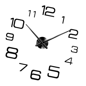 Nordic Minimalist Quartz Needle <b>Living</b> <b>Room</b> Decorations Watches Acrylic Family Round Frameless Large 3d Sticker <b>Wall</b> <b>Clock</b> - Product Image 4