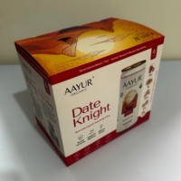 Boîte d'emballage pour bière de 355 ml en papier enduit réutilisable avec impression de logo personnalisé, 6 paquets, pour eau gazeuse, jus, boissons