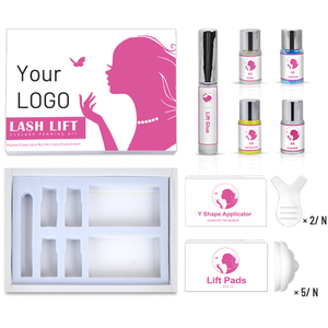 OEM Queratina Eye Lash Perming Lift Set Private Label Kit <span class=keywords><strong>de</strong></span> permanente <span class=keywords><strong>de</strong></span> <span class=keywords><strong>pestañas</strong></span> <span class=keywords><strong>con</strong></span> herramientas para levantar cejas Incluye bálsamo Loción Crema Líquido - Product Image 1