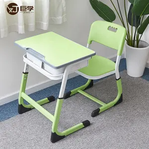 China Wholesale Educational Furniture Middle School Desks And Chairs