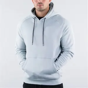 HD018 Weich ster Fleece Hoodie mit Stickerei Athletic Fit Pullover Hoodie mit Private Tag