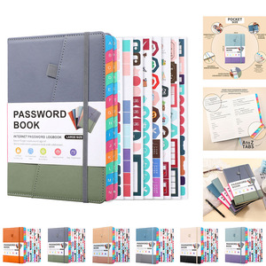 Carnet <span class=keywords><strong>de</strong></span> notes A5 en cuir PU avec onglets alphabétiques, organiseur d'adresses et <span class=keywords><strong>de</strong></span> numéros <span class=keywords><strong>de</strong></span> téléphone, idéal pour les cadeaux (vente en gros) - Product Image 1