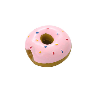 FuturePets köpek çiğneme oyuncakları kırılmaz gıcırtılı lateks Donut çiğnemek oyuncak köpek Bite dayanıklı oyuncak Pet Donut - Product Image 6