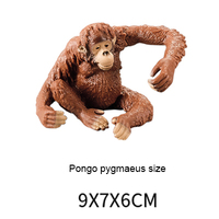 Modèles d'animaux en PVC massif en vrac, souvenirs de zoo, jouets en plastique sur le thème de la faune sauvage pour enfants, outil éducatif, idées cadeaux