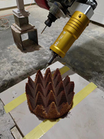 Fraisage CNC 5 axes de composants en alliage léger à structure rigide non ferreux, usinage CNC 5 axes en fibre de carbone