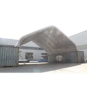Abri <span class=keywords><strong>de</strong></span> stockage portable W65'xL40' en PVC imperméable à double treillis pour conteneurs maritimes <span class=keywords><strong>de</strong></span> 20ft/40ft à vendre - Product Image 5