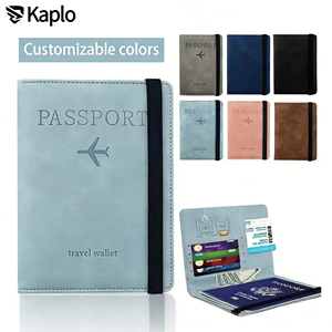 Porte-<span class=keywords><strong>passeport</strong></span> en <span class=keywords><strong>cuir</strong></span> PU à motif marbré, étanche, organiseur de documents de voyage, étui <span class=keywords><strong>personnalisé</strong></span> avec logo, vente en gros pour voyages d'affaires - Product Image 3