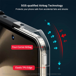 Haute qualité <span class=keywords><strong>4</strong></span> coins Anti chute TPU cadre dur acrylique clair antichoc pliant coque de téléphone pour Samsung <span class=keywords><strong>Z</strong></span> Fold6 pli 5 <span class=keywords><strong>4</strong></span> 3 couverture - Product Image 5