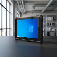 Tableta Robusta de 10.1 Pulgadas con Windows 10, Tableta Industrial IP67 con RJ45, HDMI, NFC, UHF, RFID para Servicios de Fabricación Electrónica