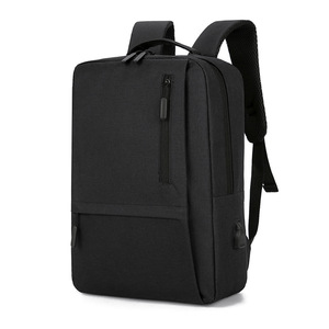 Men's Casual <b>Backpack</b> <b>Large</b> Capacity With Usb Multi Functional Business Commuting Laptop <b>Backpack</b> 36-55L Solid Color - Product Image 5