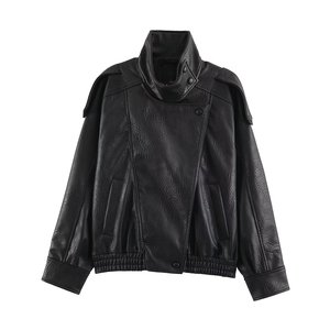 TAOP&ZA Style Européen et Américain 2026 Nouvelle <span class=keywords><strong>Veste</strong></span> Décontractée Ample Rétro à Col Montant et Manches Longues pour <span class=keywords><strong>Femme</strong></span> 4341842 - Product Image 2
