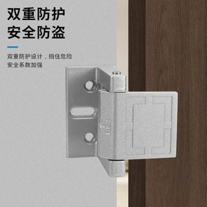 Alloy Anti Theft <b>Latch</b> Security <b>Lock</b> For Home Indoor Use Deadbolt Door <b>Latch</b> Minimalist Design Easy Installation - Product Image 4