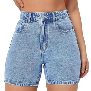 Shorts en coton pour femmes de haute qualité, dernier design, impression de logo personnalisée, fermeture élastique à la taille, style décontracté, respirant, shorts tendance - Product Image 1