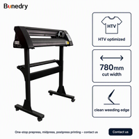 Cortadora de Vinilo por Calor KH-870A para Vinilo Termotransferible HTV de 34 Pulgadas (870mm/780mm) con Software Signmaster para Camisetas y Calcomanías