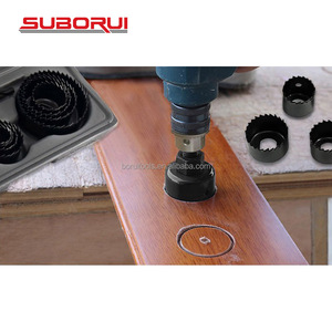 Suborui 16Pcs Gỗ Lỗ Saw Kit <span class=keywords><strong>Set</strong></span> Mục Đích Chung 3/4 "Để 5"(19-127Mm) Saw Blades Mandrels Khoan Bits <span class=keywords><strong>Set</strong></span> Đối Với Gỗ - Product Image 6
