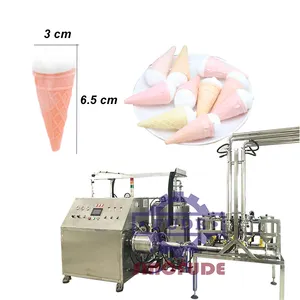 Fully automatic Cotton Candy Inflator marshmallow rope candy floss extruder marshamllow making machine