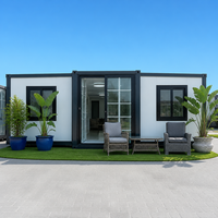 Maison préfabriquée modulaire pratique de 20 pieds avec cuisine et salle de bain pour usage résidentiel