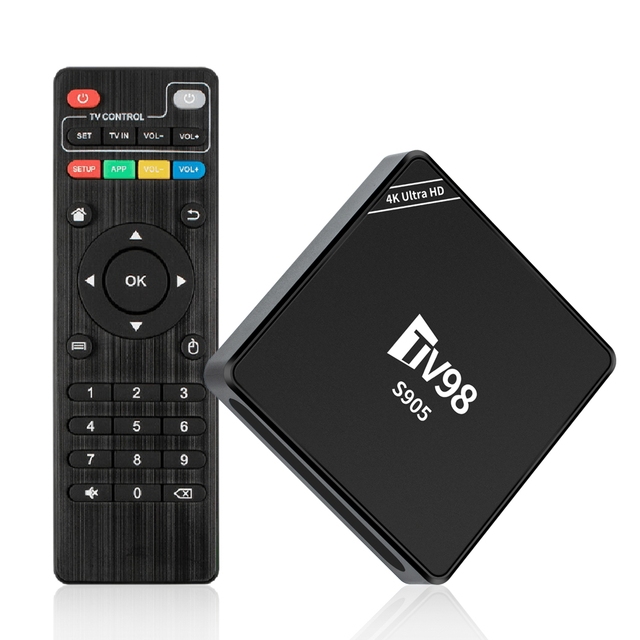 Factory Direct Sale TV98 Amlogic S905 4K HD Media Player Android12 8GB RAM 128GB ROM 2.4G WiFi Supports Android TV Box