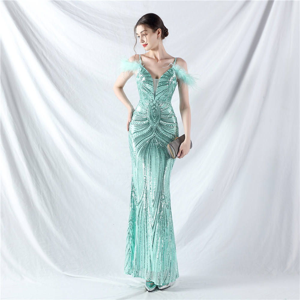 dress beaded turquoise