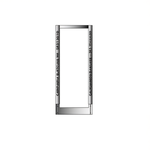Fami CAMPATA BASE SINGOLA SERIE TR 303X350X1010 MM GALVANIZED BRACKET - Product Image 3