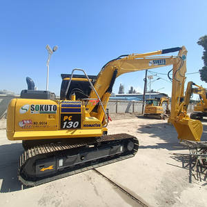 รถขุดไฮดรอลิกตีนตะขาบผลิตจากญี่ปุ่น PC130-7 Komatsu มือสอง - Product Image 3