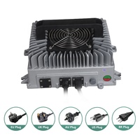 Chargeur de batterie OBC 3.3kw étanche IP67 72v 40a 84v 40a 96v 32a 144v 23a Lifepo4 Chargeur embarqué pour chariot élévateur électrique