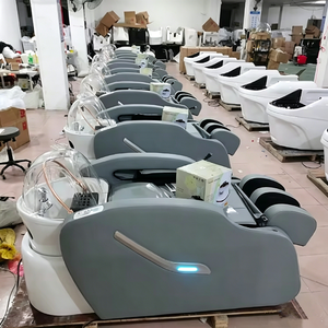 Luxury Salon Furniture Automatic Electric Spa Head Water Therapy Shampoo Bed Hair Washing Massage Shampoo Chair - Product Image 3