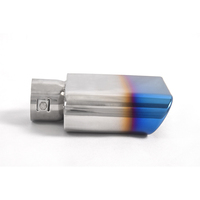 Services OEM fournis, embouts de tuyau d'échappement en acier inoxydable de 63 mm, accessoires de décoration de voiture