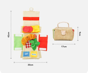 Style classique Bacon pique-nique <span class=keywords><strong>panier</strong></span> <span class=keywords><strong>chien</strong></span> Puzzle en peluche tapis de renifler <span class=keywords><strong>chien</strong></span> cacher nourriture <span class=keywords><strong>jouet</strong></span> mignon animal grinçant <span class=keywords><strong>jouet</strong></span> - Product Image 4