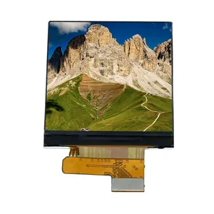 Layar tampilan Panel LCD TFT Mini IPS warna 1.54 inci 240RGBX240 22 Pin