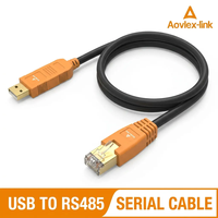 OEM USB a RJ45 FTDI Chipset RS485 Cable de comunicación para sistema de gestión de batería Inversor Actualización de firmware