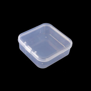 Düşük adedi şeffaf boş boncuk kutusu organizatör <span class=keywords><strong>mini</strong></span> temizle takı şeffaf plastik saklama kabı küpe için - Product Image 5