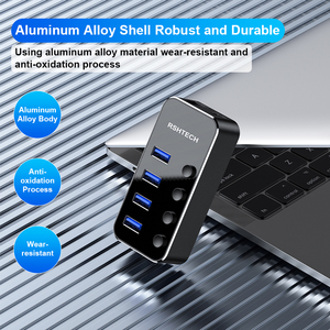 Biểu tượng tùy chỉnh màu sắc bao bì giao diện <span class=keywords><strong>USB</strong></span> <span class=keywords><strong>Hub</strong></span> 5V/2AC 5Gbps <span class=keywords><strong>4</strong></span> cổng <span class=keywords><strong>USB</strong></span> 3.0 <span class=keywords><strong>HUB</strong></span> - Product Image 6