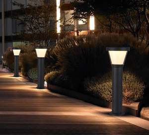 <span class=keywords><strong>Luces</strong></span> <span class=keywords><strong>LED</strong></span> solares para exterior, sensor de atardecer a amanecer, iluminación de seguridad impermeable, <span class=keywords><strong>luces</strong></span> solares de jardín para césped, <span class=keywords><strong>patio</strong></span>, pasarela - Product Image 3