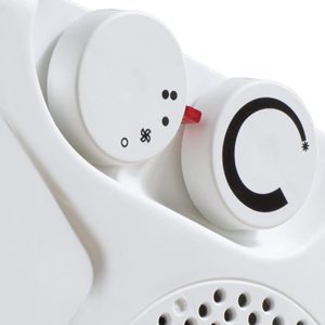 Chauffage <span class=keywords><strong>portable</strong></span> Chauffage soufflant <span class=keywords><strong>électrique</strong></span> Poignée de transport droite et plate Caractéristique de découpe de sécurité Réglage du ventilateur de commande réglable uniquement - Product Image 5