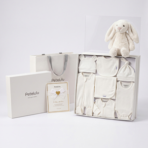 <span class=keywords><strong>Kit</strong></span> de Regalo Personalizado de 9 Piezas de <span class=keywords><strong>Ropa</strong></span> Esencial para Bebés Recién Nacidos de Algodón Orgánico, Estilo Europeo Americano - Product Image 2