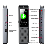 Enregistreur vocal numérique V99 Lecteur MP3 Enregistrement longue distance WAV 1536kbps HiFi Enregistrement sans perte Dictaphone pour conférences