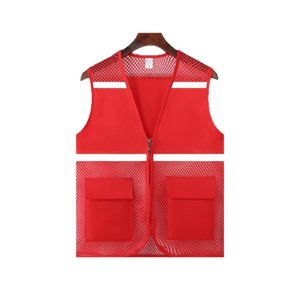 Gilets de Volontaire Personnalisés avec Logos Imprimés, Réfléchissants et Respirants, Vêtements de Travail en Gros, Tailles M à XXXXL, Coupe Ample, Couleur Unie - Product Image 3