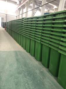 Long Life 240l Outdoor Plastic Waste /trash /garbage Bin With Wheels