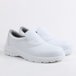 Bottes de travail antidérapantes en micro-fibres blanches Offres Spéciales <span class=keywords><strong>chaussures</strong></span> de travail légères à bout en acier pour femmes - Product Image 5