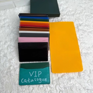 Portafoglio Mini di Alta Qualità con Porta Ricevute in <span class=keywords><strong>Vera</strong></span> <span class=keywords><strong>Pelle</strong></span> per Uomo e <span class=keywords><strong>Donna</strong></span> Lettera C S - Product Image 5