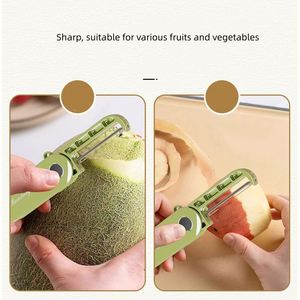 Couteau à éplucher pliable portable pour l'extérieur, mini-éplucheur de fruits, gadget ménager imprimé avec logo personnalisé - Product Image 2