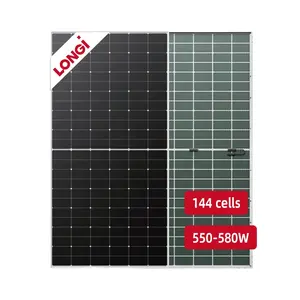 LONGi Explorer Hi-MO 6 LR5-72HTD 550-580M Half Cut Cell 550W 555W 560W 565W 570W 575W 580W Bifacial Longi Solar Panel