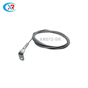 1.5mm 7*7 Safety Galvanized Steel Wire Rope Assembly Steel Wire Cable With One Loop Details And Thimble Security